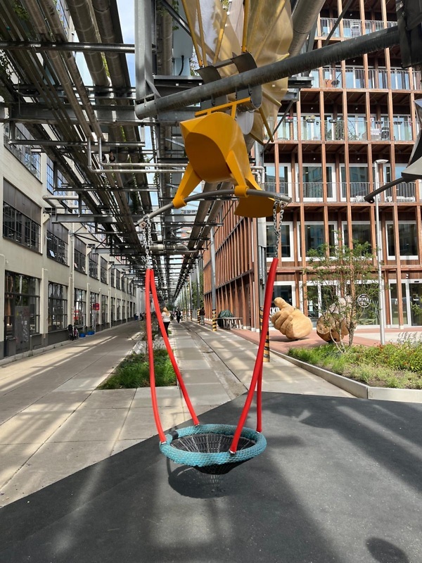Vogelschommel op Strijp-S